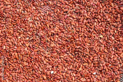 Red kidney bean texture background.