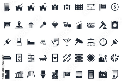 Real Estate Icons 50 Professional Designs