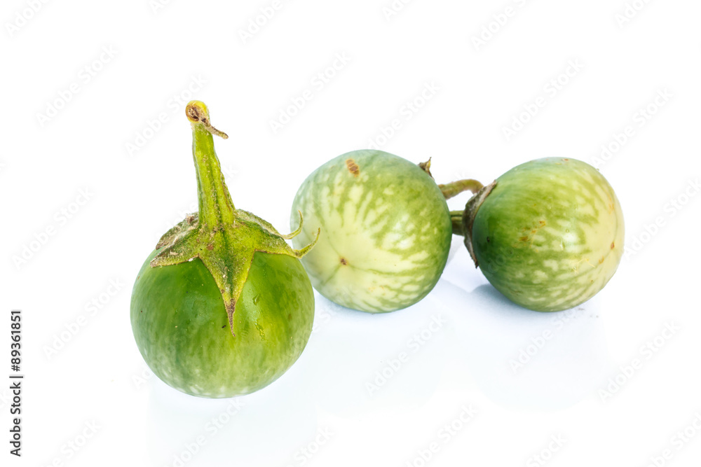 green tomatoes isolated on white background. green tomatoes isolated on white background.