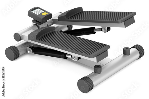 gym stepper isolated on white background