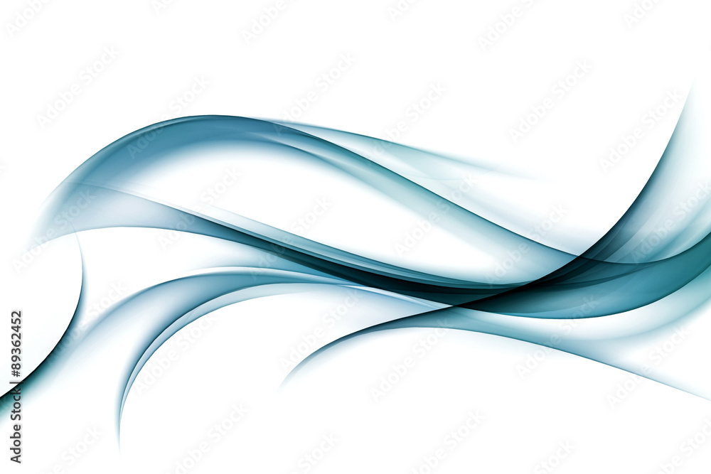 abstract blue awesome waves background