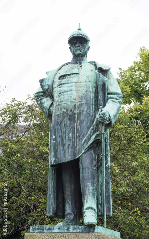 Otto Von Bismarck sculpture, german chancellor of Prussia Reign
