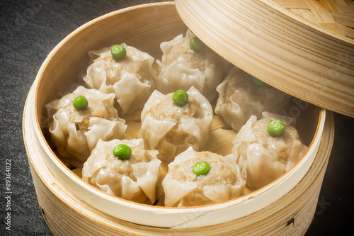 Obraz na płótnie シュウマイ　中華料理 delicious siomai Chinese food