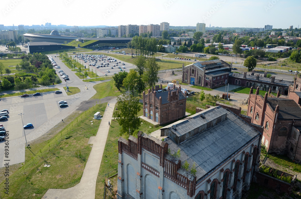 View of the city (Katowice in Poland)