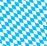 Bavarian Oktoberfest flag symbol
