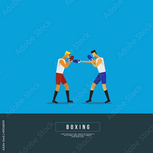 Sports Graphic Design - Boxing 