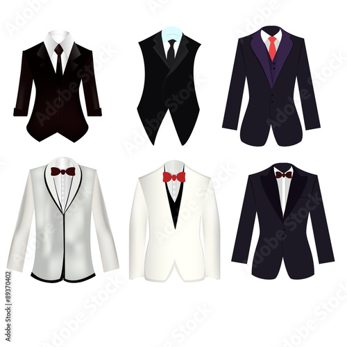 6 of suit and tuxedo set