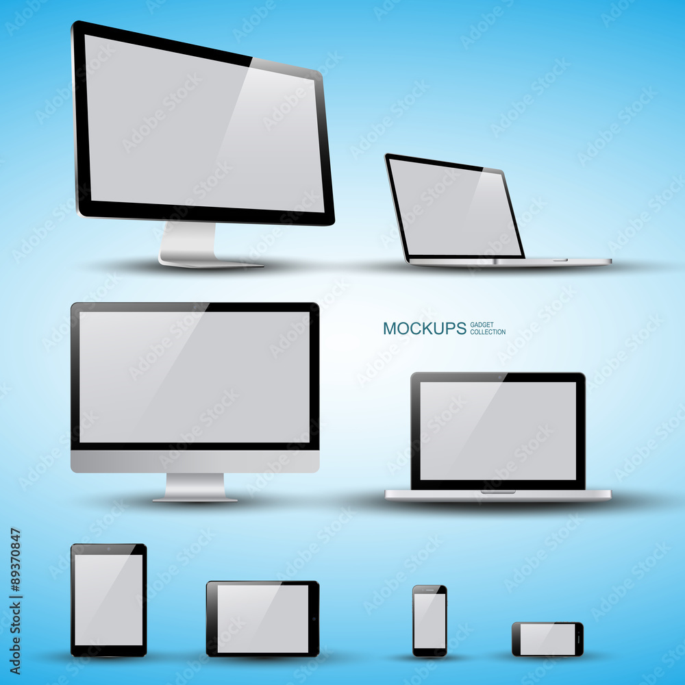 mockups gadget collection mockups gadget collection