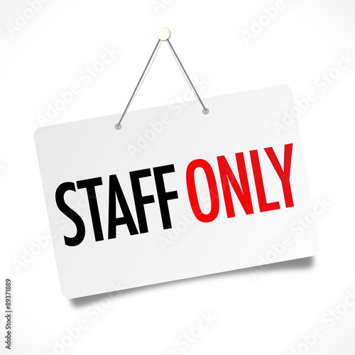 Staff only
