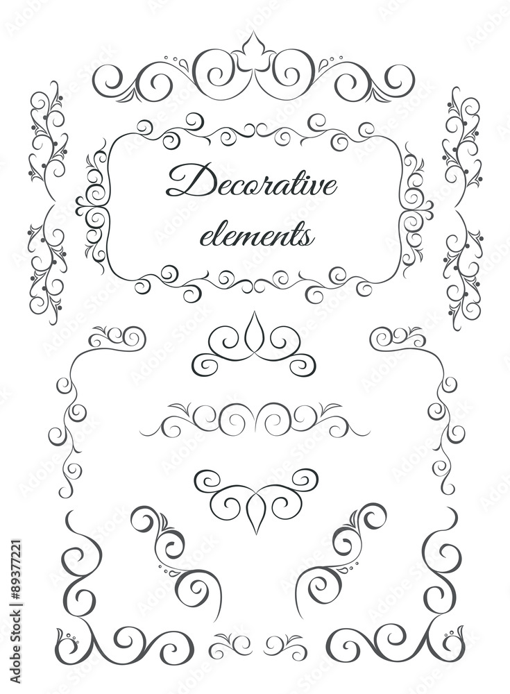 Obraz premium decorative-elements