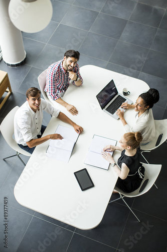 Young people in the office