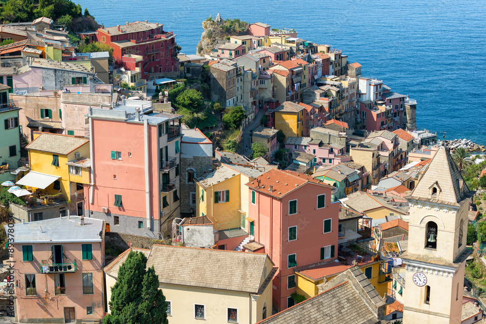 Manarola town of Cinque Terre, Liguria, Italy