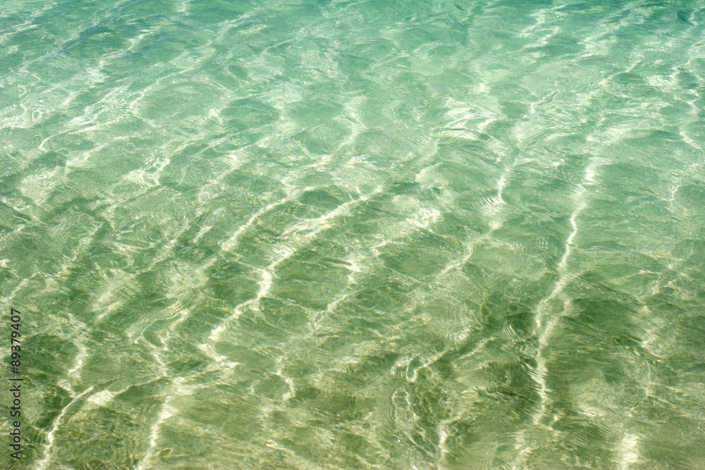 Rippling of caribbean ocean water. Rippling of caribbean ocean water.