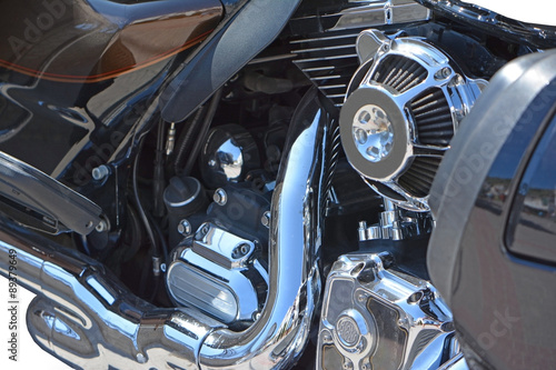 motorcycle chrome metal grille