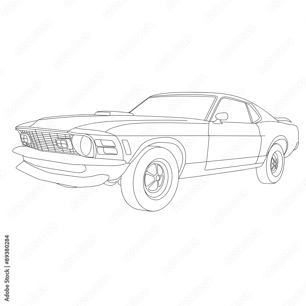 Obraz premium car