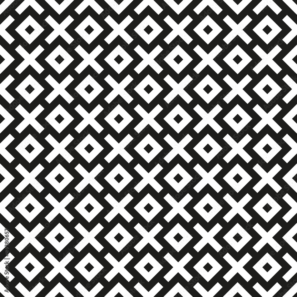 Seamless abstract black and white geometric pattern Seamless abstract black and white geometric pattern