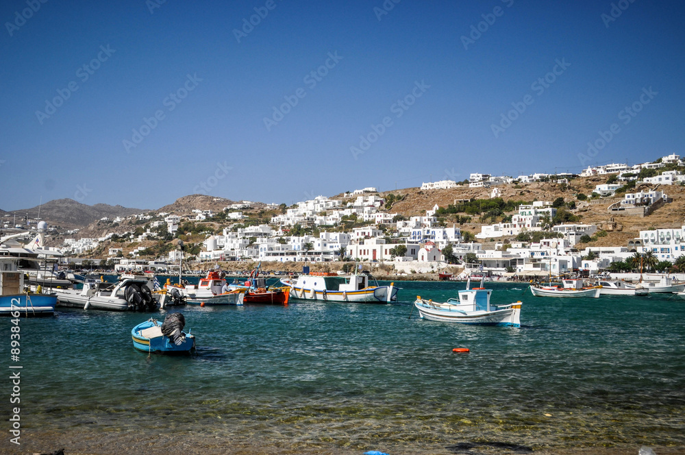 Greek fishing harbour