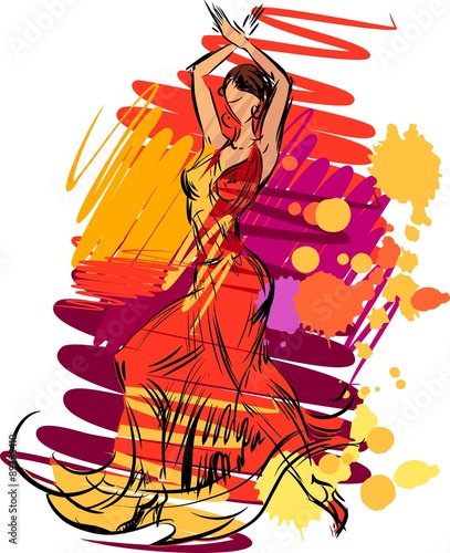 Flamenco dancer