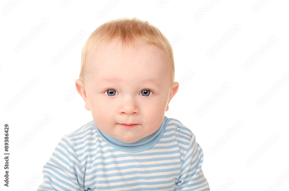 portrait of little baby boy