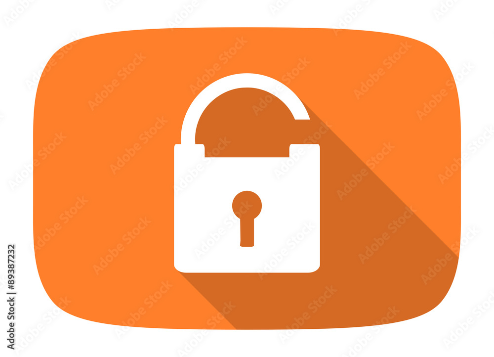 padlock flat design modern icon padlock flat design modern icon