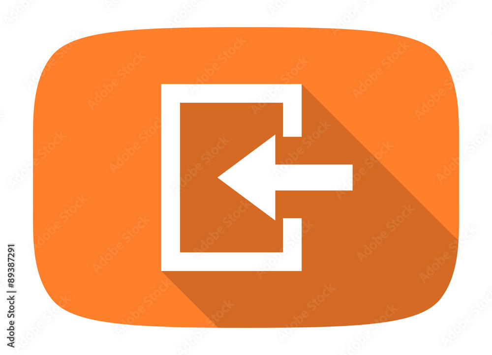 enter flat design modern icon enter flat design modern icon