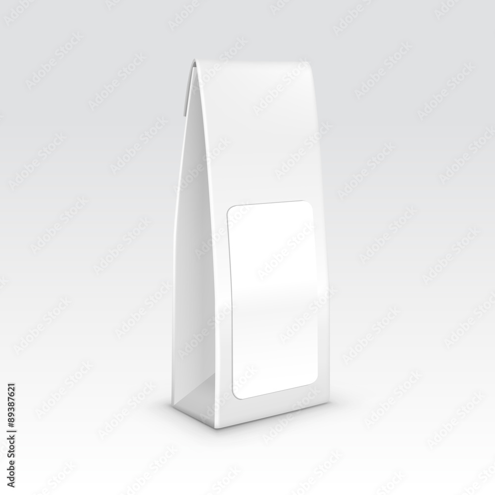 Tea coffee paper packaging package pack bag isolated vector Tea coffee paper packaging package pack bag isolated vector