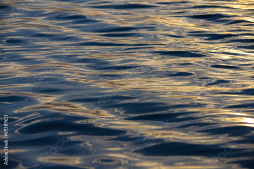 Sunset in Waves, Indian River, Florida