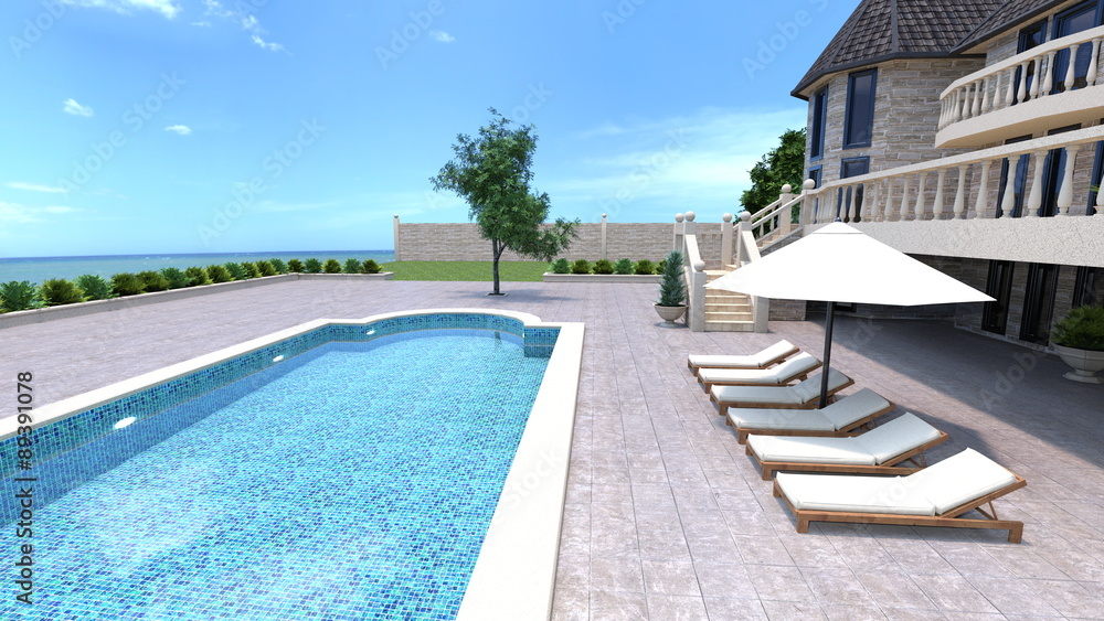 Fototapeta premium プール