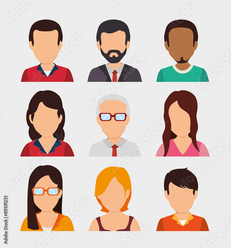People digital design.