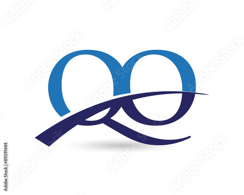 QO Logo Letter Swoosh