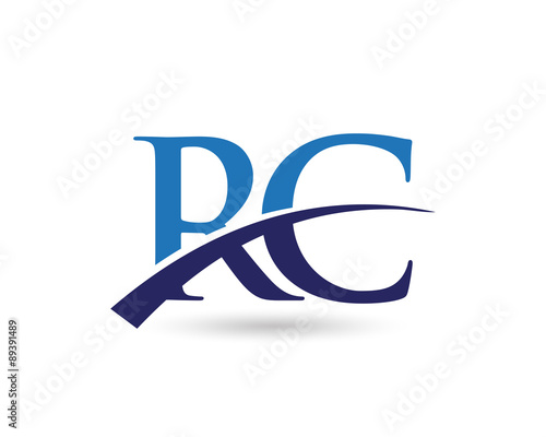 RC Logo Letter Swoosh