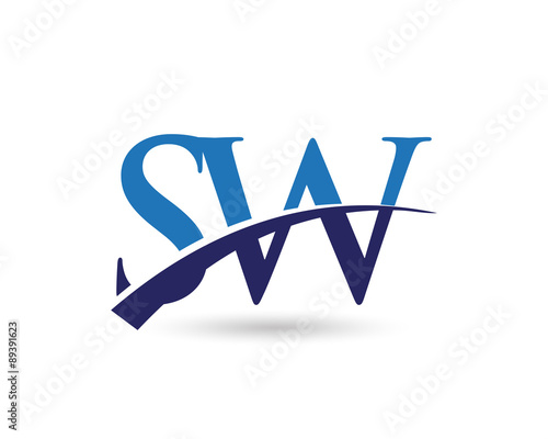 SW Logo Letter Swoosh