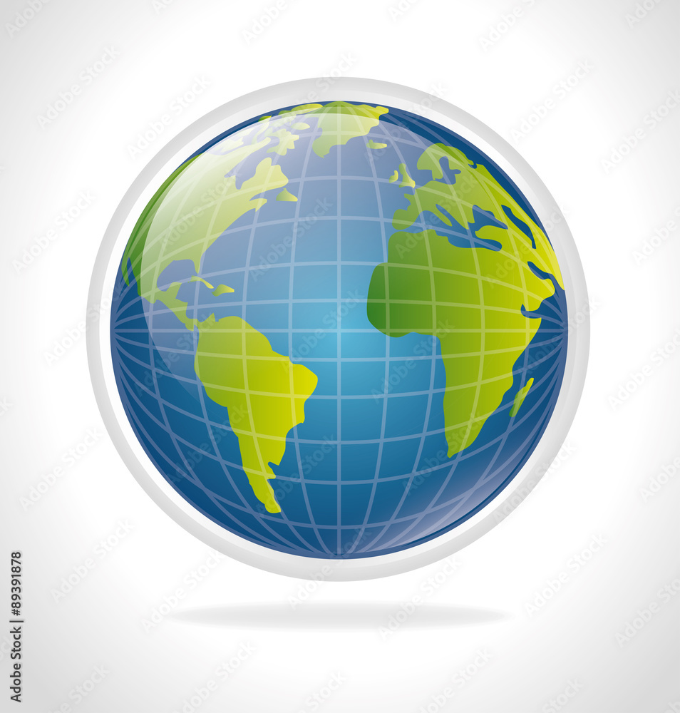 Planet earth design. Planet earth design.
