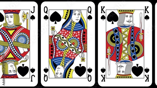 Rolling Cards 4K animation