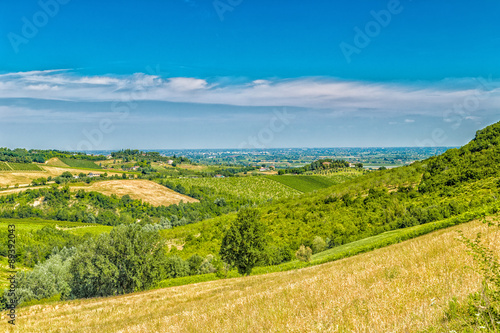 Agricultural cultivated fields in Italy