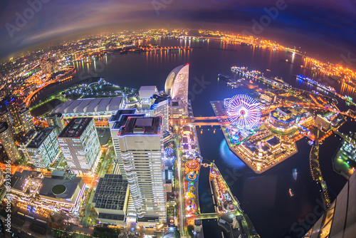Tableau sur toile Yokohama bay