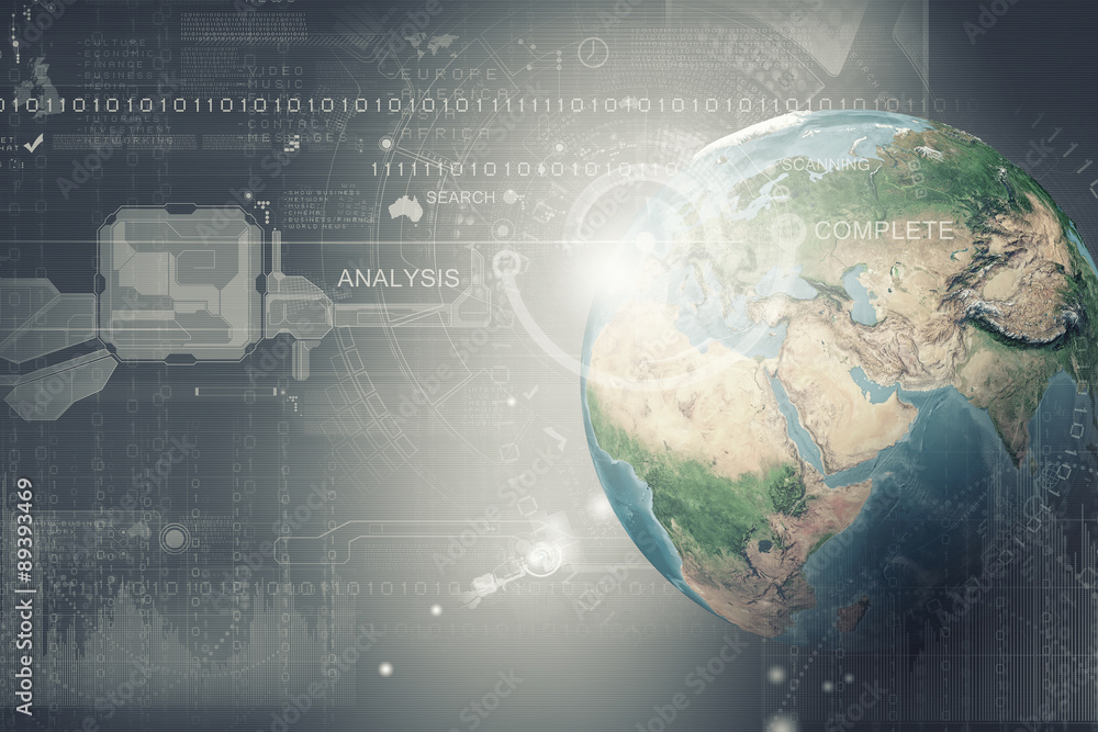 Fototapeta premium Computing connection