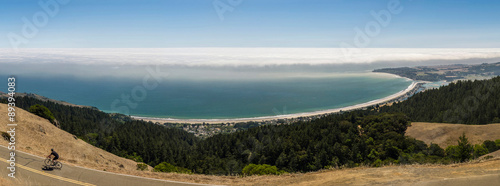 Stinson Beach panorama from Mount Tamalpais