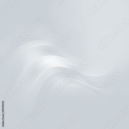 Light smooth wavy background - abstract christmas sledge trail in snow