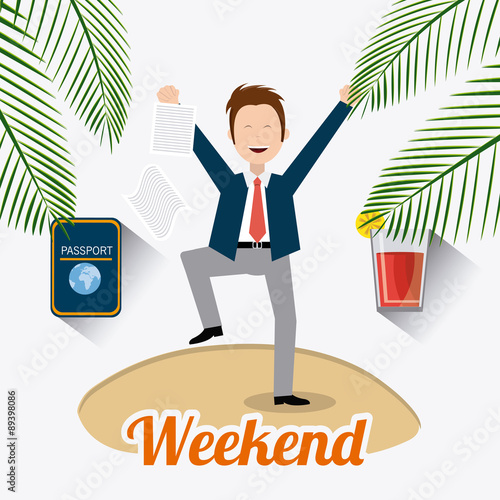 Happy weekend design.