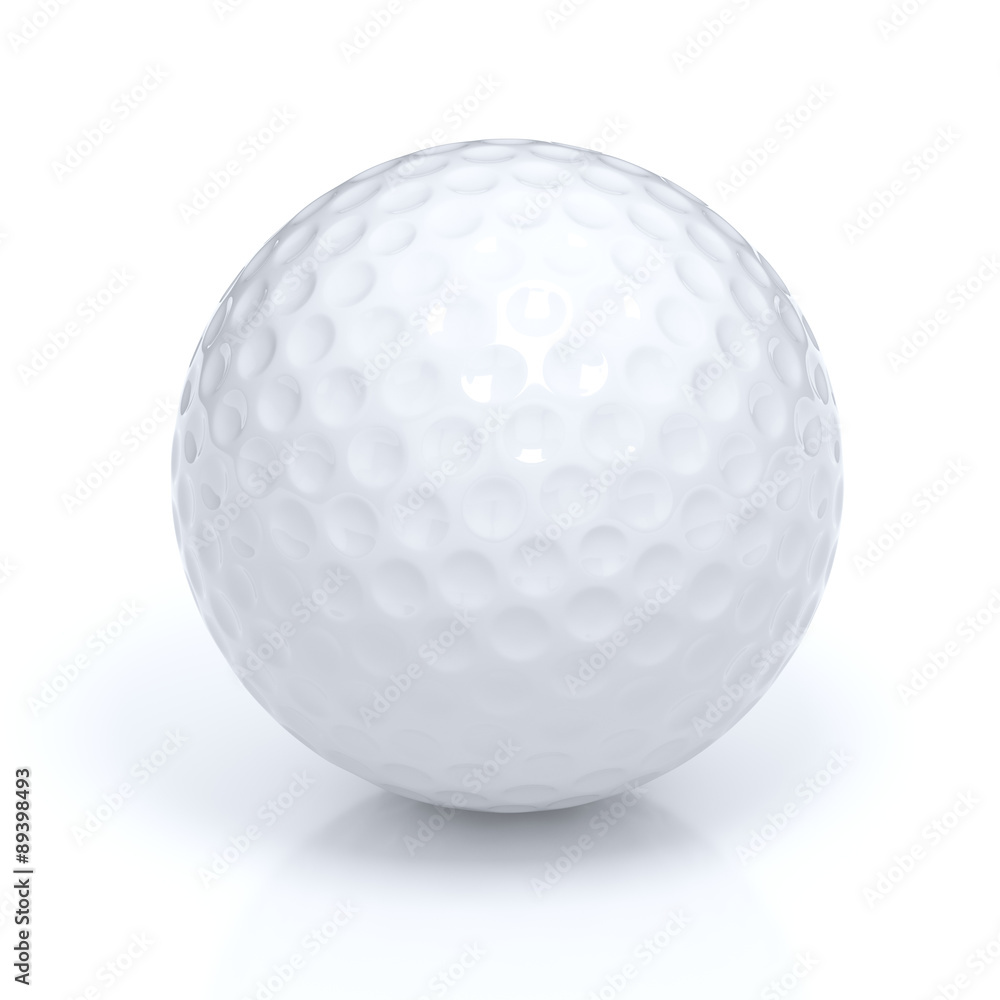 Isolated golf ball with clipping path Isolated golf ball with clipping path