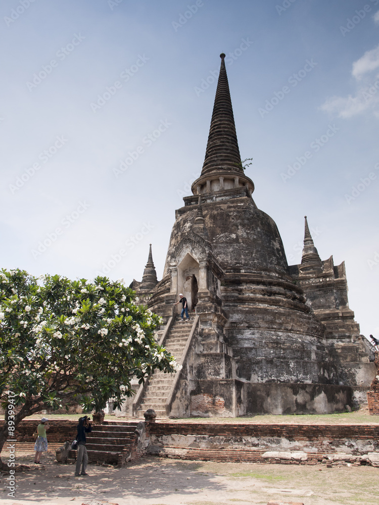 Ayutthaya Thailand - ancient city and historical place. Wat Phra Si Sanphet