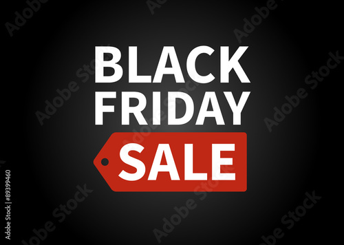 Black Friday Sale promotion vector sticker / display