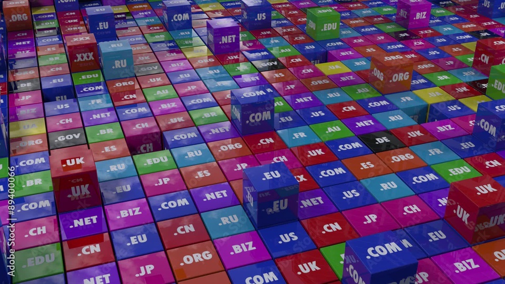 Moving colorful cubes with domain extensions Moving colorful cubes with domain extensions