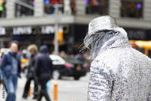 Принти на полотні Costumed character street performers in New York City.