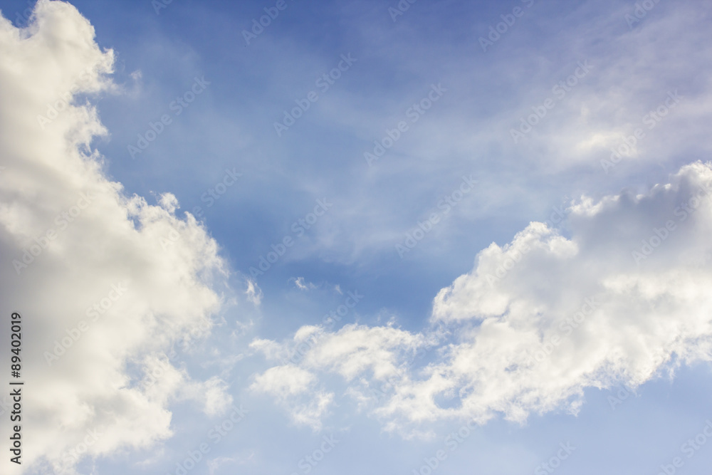 Obraz premium Blue sky background