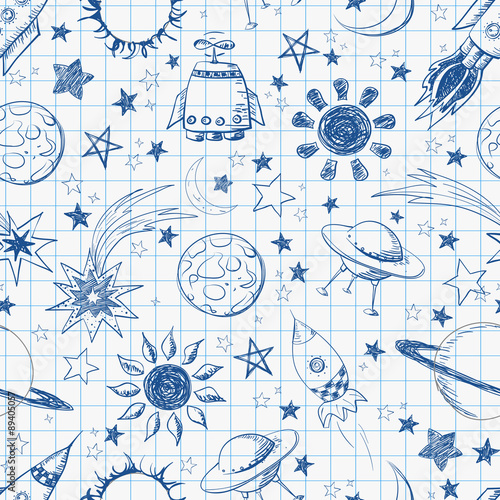 Seamless space pattern