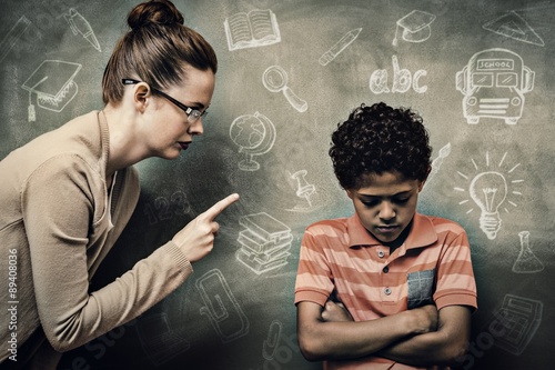 Slika na platnu Composite image of education doodles