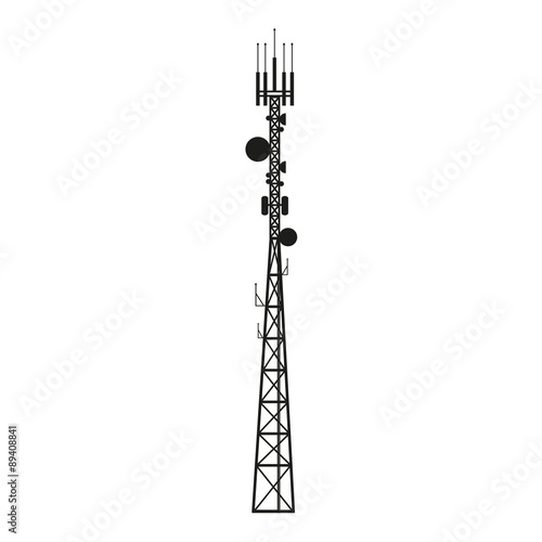 Telecommunication antenna mast or mobile tower photo