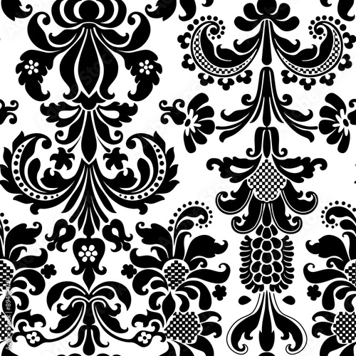 Damask wallpaper